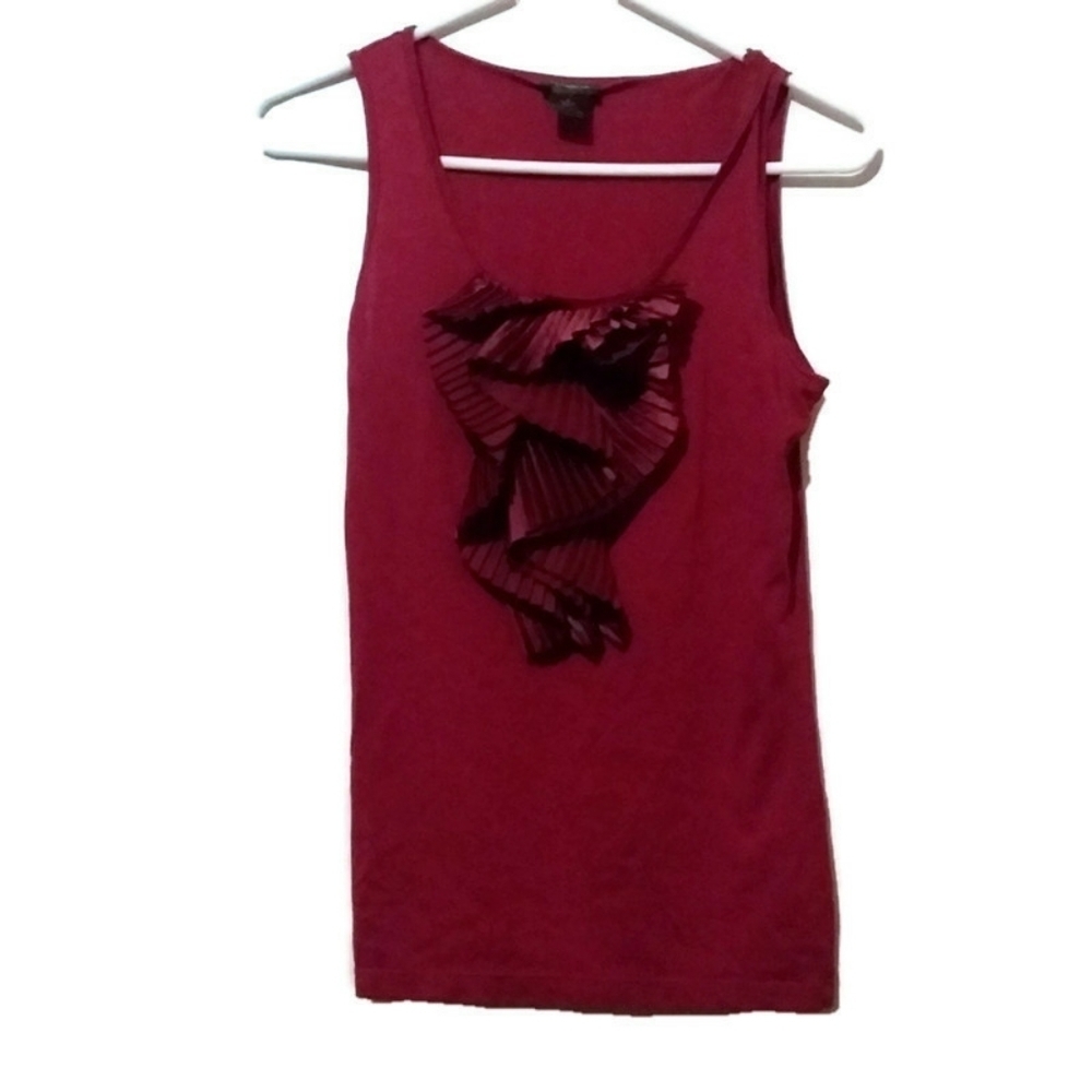 Ann Taylor‎ Red Sleeveless Top Small Career Wear